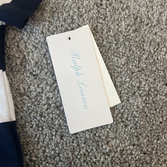 Ralph Lauren classic preppy baby striped cotton jersey tee NWT new with tags - Picture 5 of 7